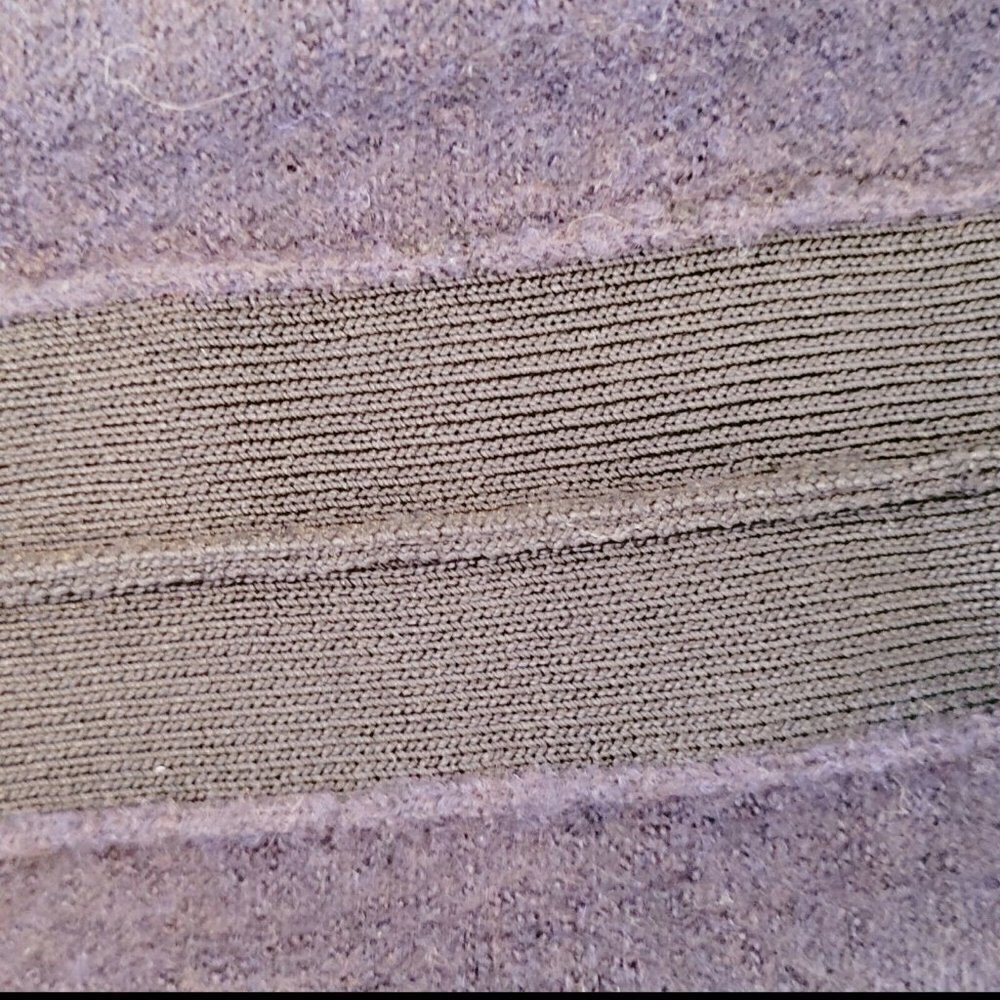 Rag & Bone Open Front Merino Wool Cardigan Blue With Black Trim Size Medium - Picture 7 of 10